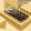 Golden Feather Gemstone For Samsung Galaxy S20 FE S21 S22 S23 Plus S24 Ultra 25Ultra S21+ S9+ S22Plus Golden glass phone case