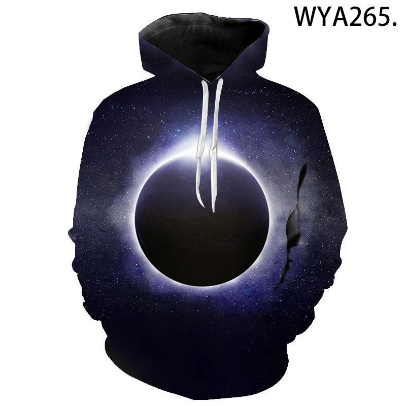 New Casual Hoodie, Space Planet 3d Diy Printed Super Cool Pattern Men's And Women's Pullovers, Street Fashion Children's Tops
