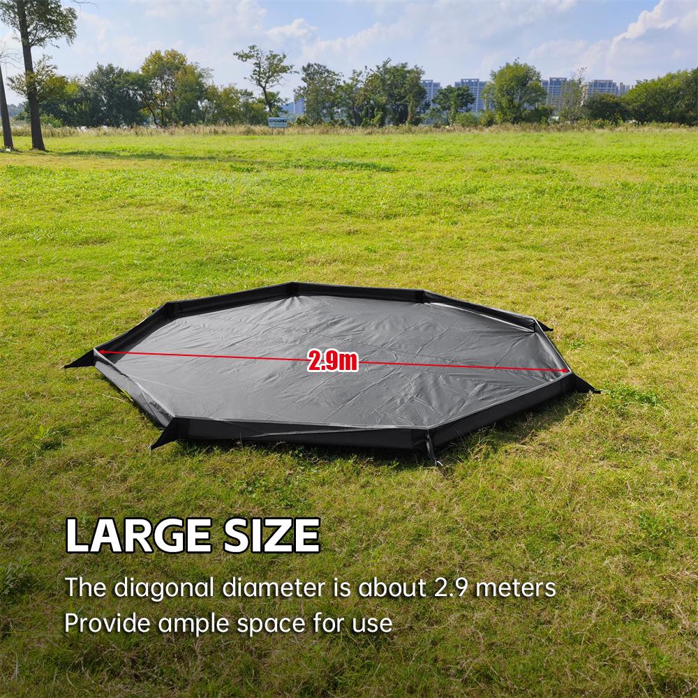 Zelt-Bodenmatte, Pyramidenzelt, wasserdichte Bodenmatte, Picknick-Matte, wasserdichte Strandmatte