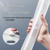 A4 Transparent Thick File Bag with Snap Button for Student Papers and Albums