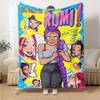 1pc KPop Demon Hunters16 Blanket, Gift, for Men and Women, Soft Blanket, Good for Sofa Bed Couch Travel, Lightweight Flannel Blanket