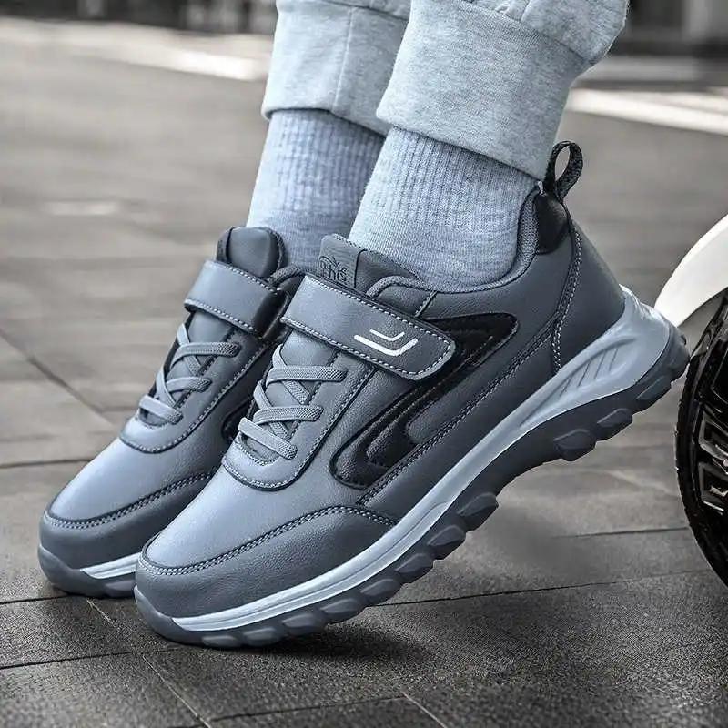 Purple Normal Leather Sneakers Kawaii Tennis Men's Boot Size 48 Walking Shoes Man Sport Loufers Dropship Cuddly Sapatos