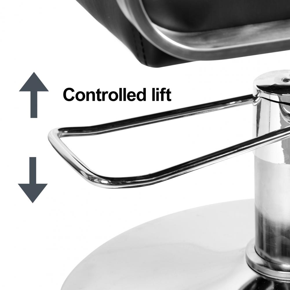 Hydraulischer Friseurstuhl – Höhenverstellbarer Salon-Stylingstuhl, Schwerlast-Friseurstuhl für Salon-Ausstattung