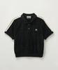 Seteo (W) Lawton Terry Pique Polo Short Sleeve T-Shirt Black