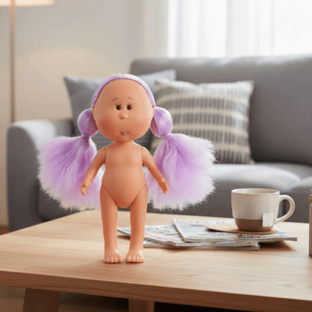 Curly Hair Mia Potato Dolls Dress Up Action Figure Body Fashion 24cm Bean Eye Vinyl Doll  DIY Toys