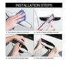 Car Handle Cover for Volkswagen VW Golf 8 Mk8 2020 2021 2022 Gloss Black Smart  Sticker Trim Car Protective Film Accessories