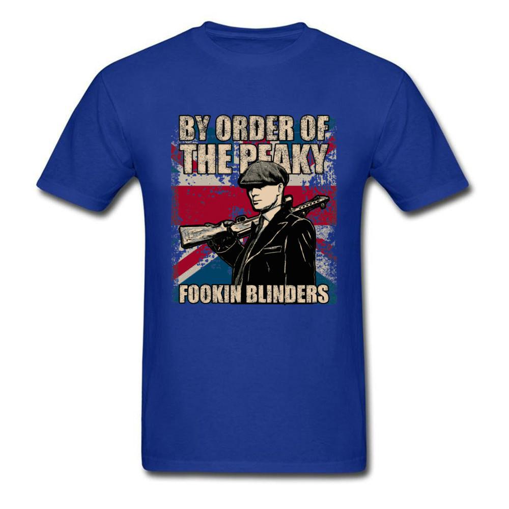 By Order of The Peaky Fookin Blinders Funny Peaky Blinders TV TShirt Summer Cotton ONeck Short Sleeve Unisexs T Shirt New S3XL