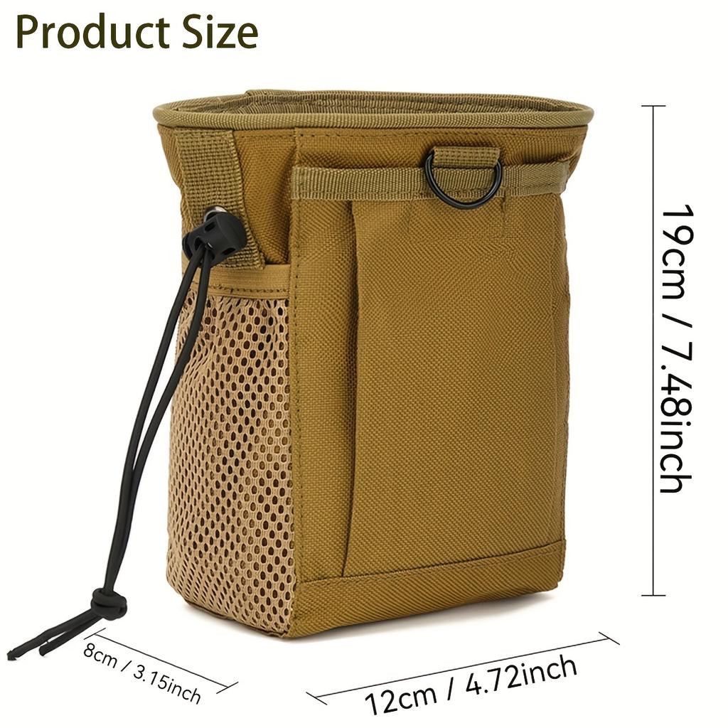 Durable Polyester Utility Waist Bag, Suitable for Hiking and Outdoor Activities, Practical Outdoor Pouch, Adjustable