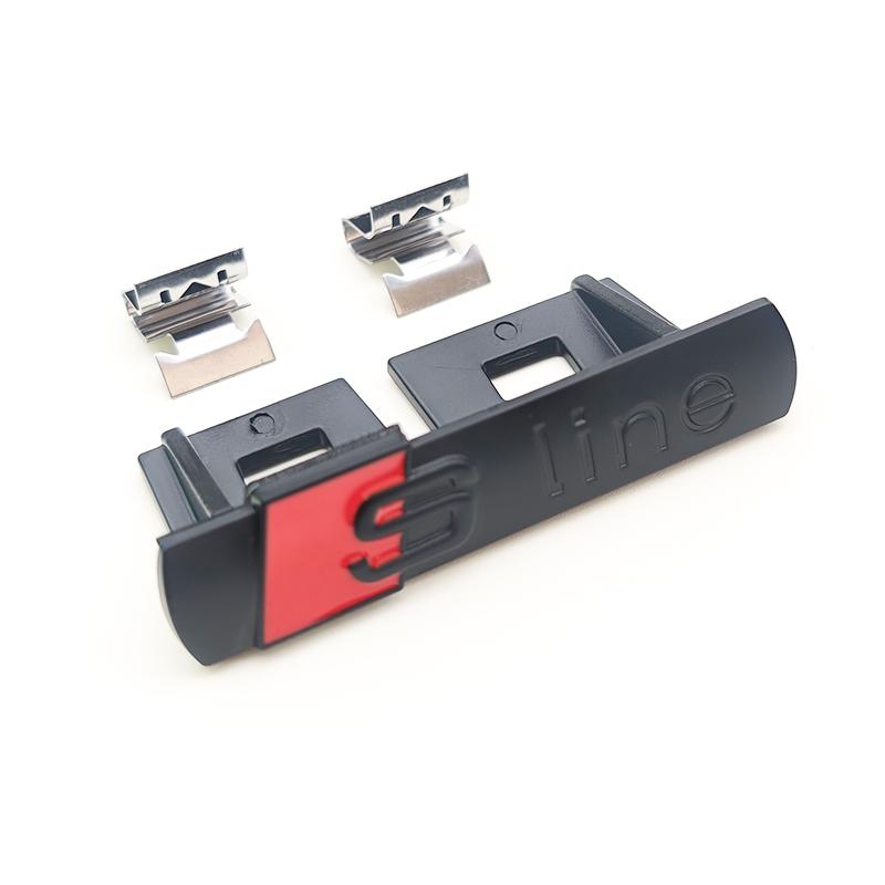 3D Metal Logo  Emblem Car Fender Side Sticker Front Grill Badge For  A3 A4 A5 A6 A7 S3 S4 S5 S6 TT  Accessories