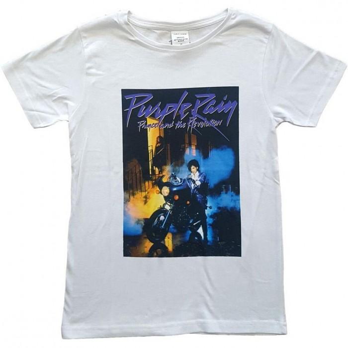 Prince Unisex Adult Purple Rain Square T-Shirt
