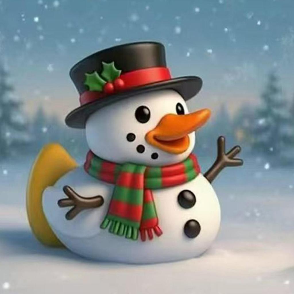 Duck Garden Statue Resin Christmas Art Decoration Animal Collectible Figurines For Home Living Room Bedroom Workplace Classroom