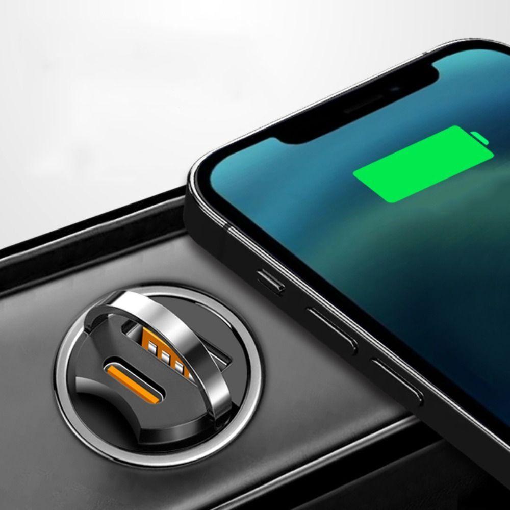 PD30W+QC3.0 Ultra-Fast Car USB Charger USB-A/USB-C Lighter Adapter Mobile Mobile Charging