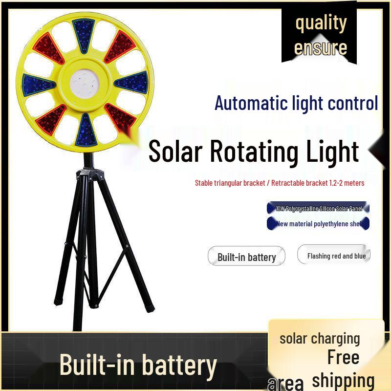 Double-Sided Solar LED Traffic Warning Strobe Light for Construction Sites