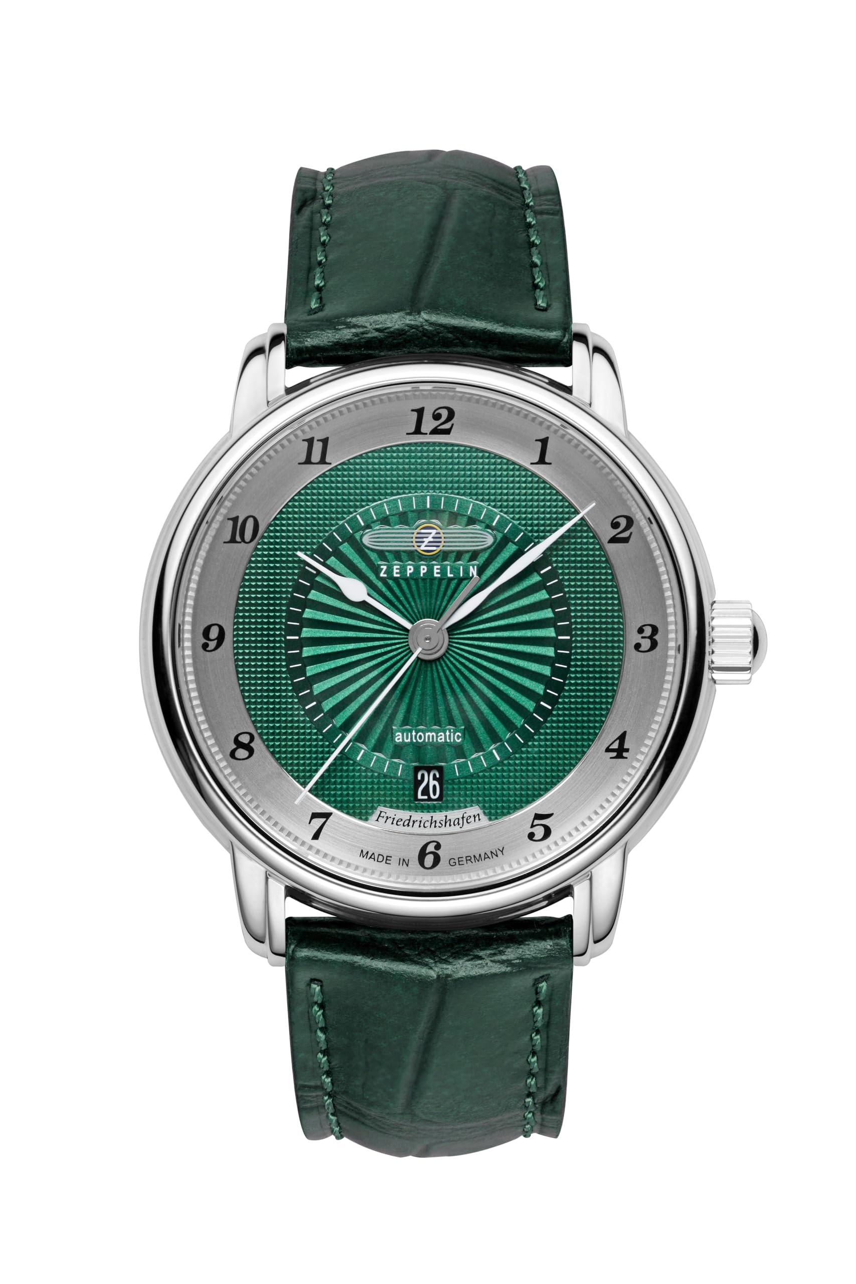 

Friedrichshafen Green [Zeppelin] 8556-2 Men s Watch, [Used] зелений
