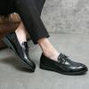 Loafers Men fashion Flats Casual Shoes Male Slip On Mules Runway Flat Brand Fashion Overlock loafers men moccasins