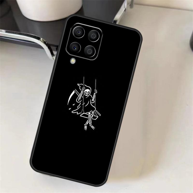Gothic Witch Satan Case For Samsung Galaxy M53 M33 M23 M13 M14 M34 M54 M12 M22 M32 M52 M11 M51 M30s M31s Cover