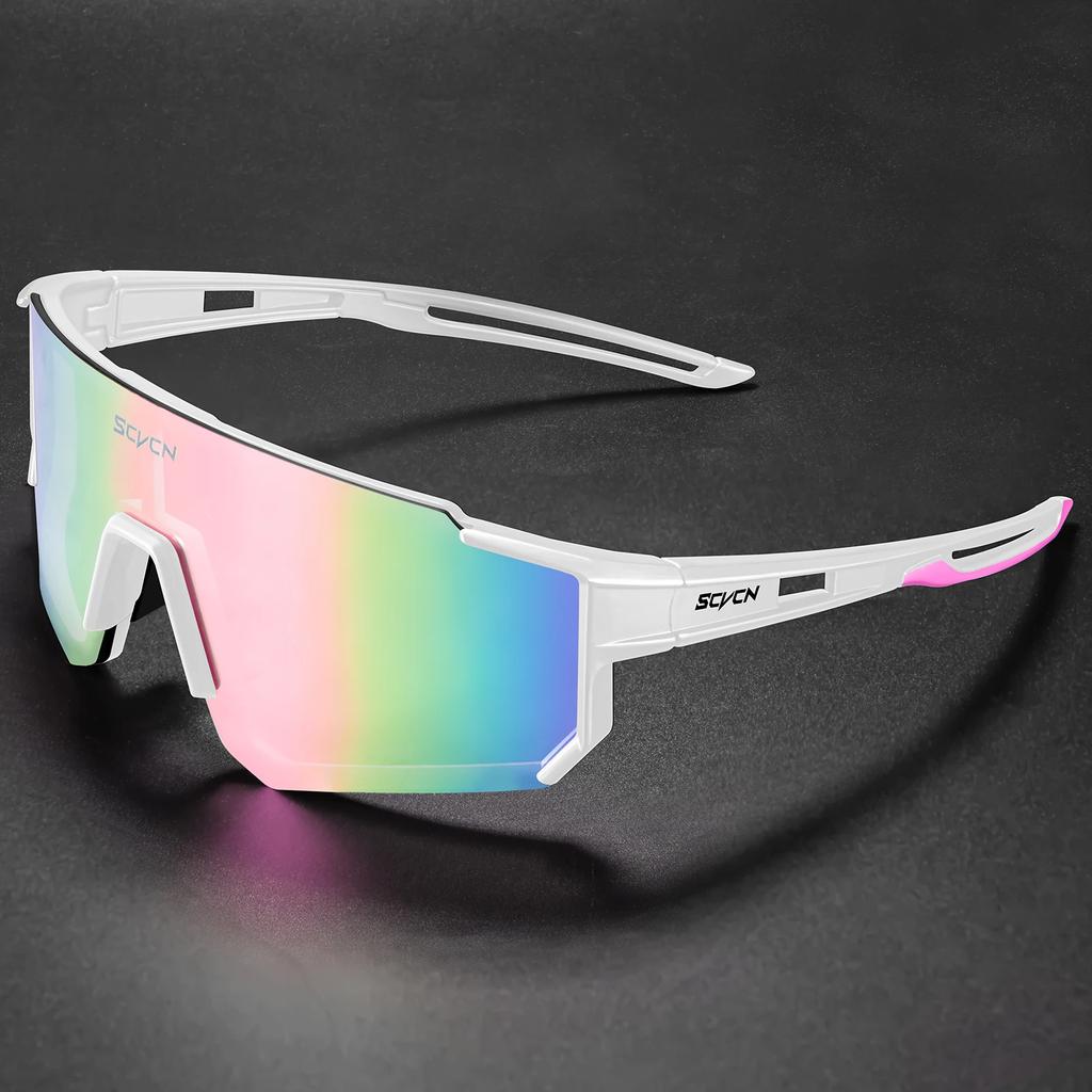 SCVCN Okulary Turystyczne Outdoorowe Okulary Przeciwsłoneczne do Roweru dla Kobiet Mężczyzn Okulary Rowerowe MTB Sportowe Okulary do Wspinaczki Górskiej Roweru UV400