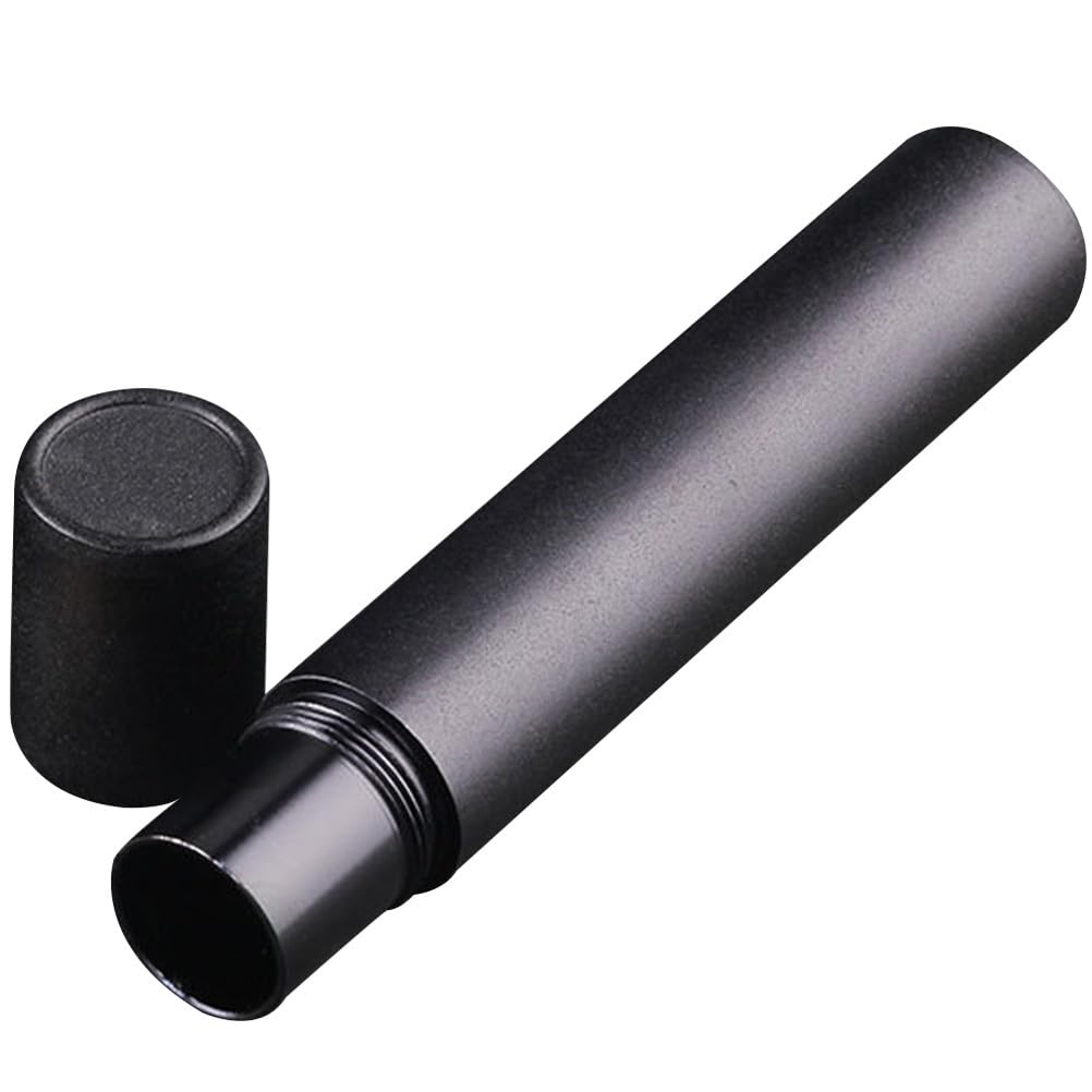 ORFOFE Räucherstäbchenhalter Aufbewahrungsröhre, Tragbare Aroma-Räucherstäbchenhalter-Box, Metallröhre für Räucherstäbchen