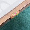 Medieval Personality Retro Dream Pink Butterfly Enamel Drip Open Ring Exquisite Light Luxury Pattern Ring