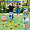 Toss Game For Kids And Adults Portable Yard Game Set With Beans Bags Outdoor Camping Beach Lawning Game Easy Setup And Carry Straps For Family Fun