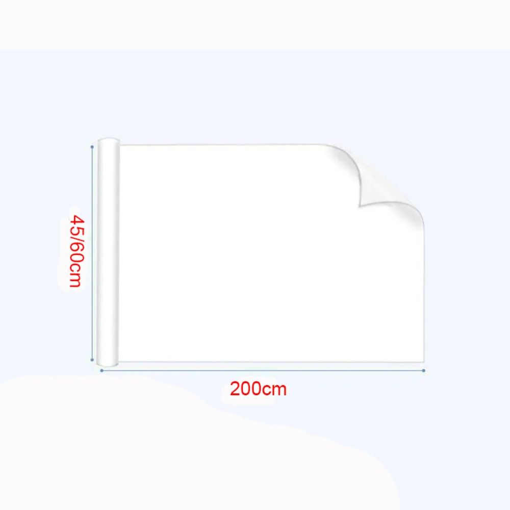 Electrostatic Whiteboard Sticker Removable Reusable Teaching Graffiti Drawing Board Household PP Erasable Whiteboard