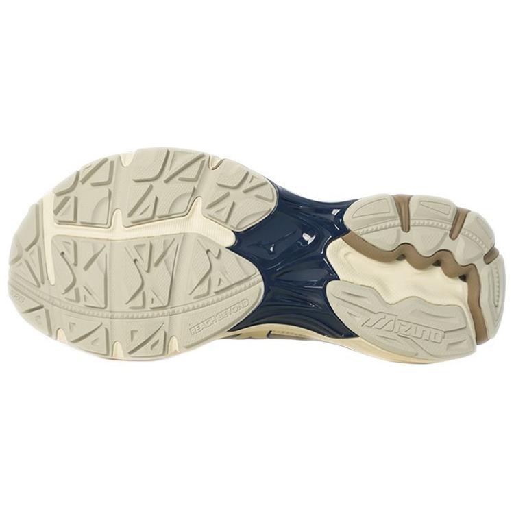 Mizuno Halo Mix Beige Unisex Sneakers Blue Yellow D1GH240810