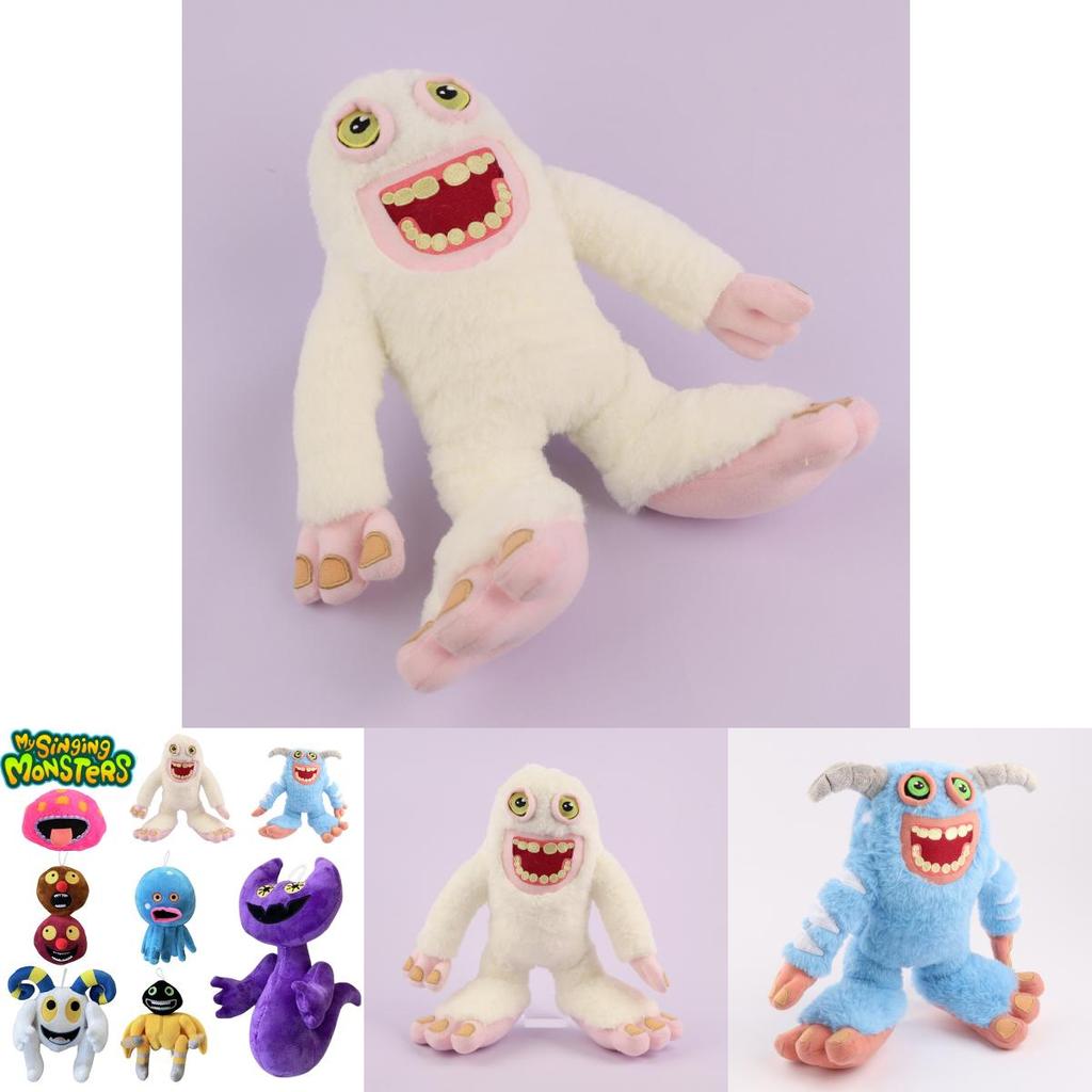 My Singing Monsters Plüschtier Blau Weiß Und Rosa