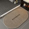 Minimalist Ins Wind Bath Mat Anti Slip Water Absorbing Quick Drying Carpet Bathroom Home Decoration