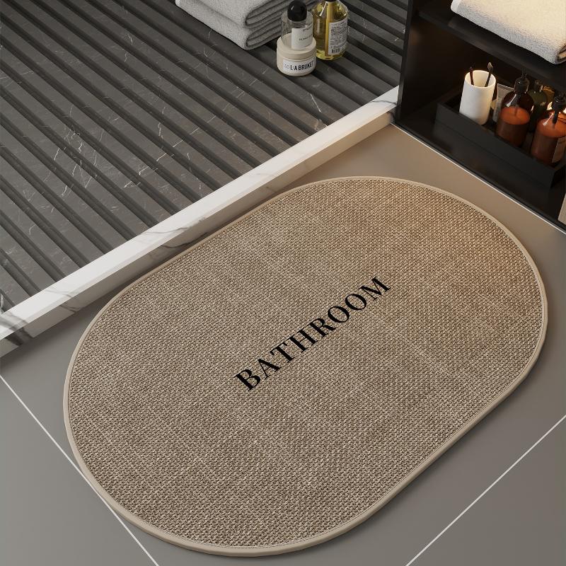 Minimalist Ins Wind Bath Mat Anti Slip Water Absorbing Quick Drying Carpet Bathroom Home Decoration
