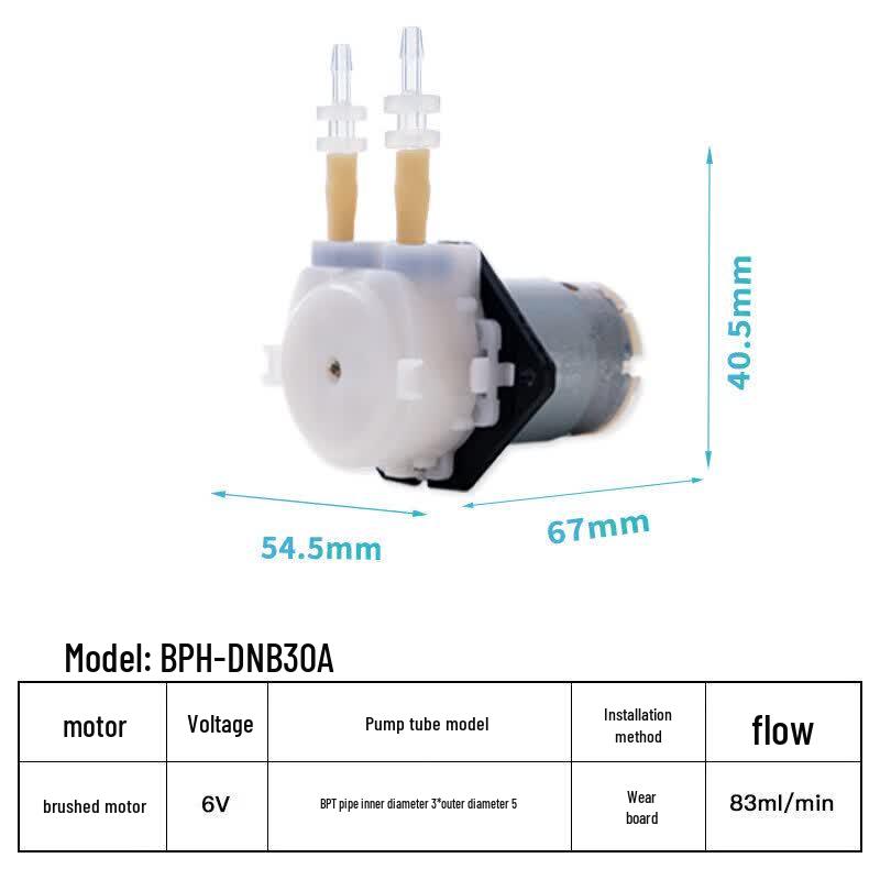 Jundingying BPH Micro Peristaltic Dosing Pump