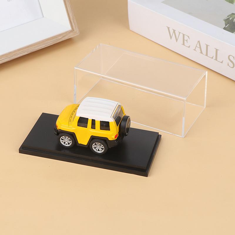1:64 Car Model Display Box Transparent Protective Case Acrylic Dust Hard Cover