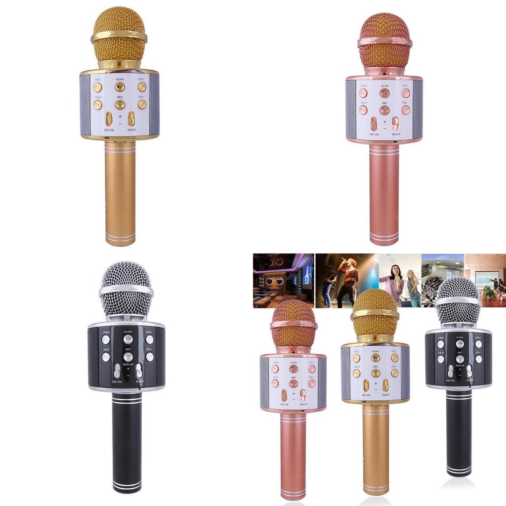 Wireless Bluetooth Microphone Handheld Ktv Mini Portable Speaker Usb Playerfor Home Parties And Events