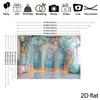 2D Underwater Mermaid Backdrop for Girl Birthday Photography