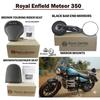 Royal Enfield Meteor 350"Brown Touring Seats  And Bar End Mirror With Mount"