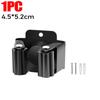 10/1PC Wall Mounted Mop Clips Holder Mop Organizer Rack with Screw Brush Broom Hanger Hooks Waterproof Bathroom Shelf Accessorie