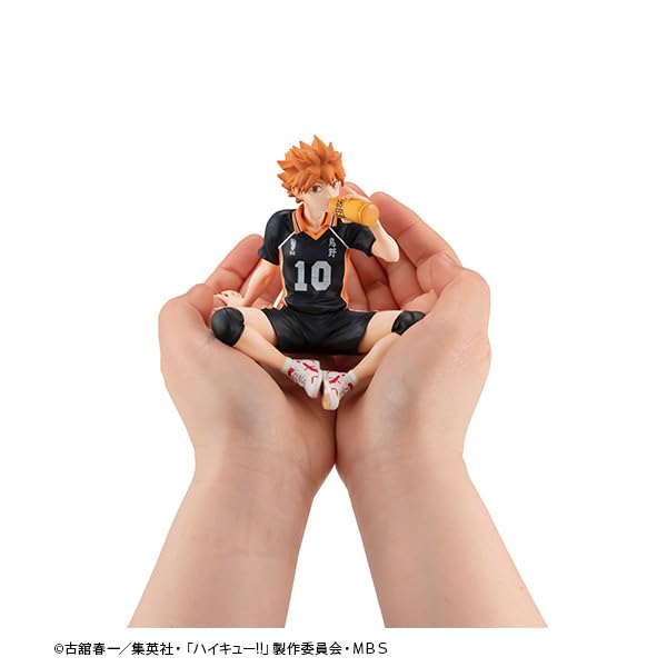 MegaHouse Series Hinata Approximately PVC Figure G.E.M. Haikyu!! Palm-Sized Shoyo, 90mm, Pre-painted
