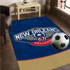 Pelicans Team Spirit Rug Office Carpet Non-Slip Mat, Chair Rug Floor Covering for Gaming, Bedroom, Living Room , Home Decor Christmas Gift