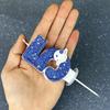 Numbers 0-9 Birthday Candle Spaceship Cake Decoration Candles for Party Commemoration Day Table Home Room Decor Accessories