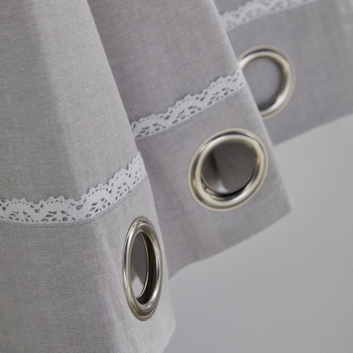 Rideau - TODAY - CHARME - Chambray Constance - 140 x 240 cm