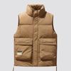 Herren Outdoor Ärmellose Stehkragen Daunenweste - Winter Warm, Lässige Sportjacke