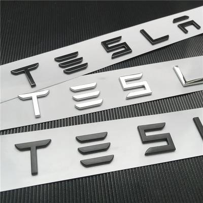 Auto Logo Sticker Kofferbak Label Decals Decoratie Accessoires Voor Model-Y Model-3 Model-X Model-S Cybertruck Roadster SpaceX