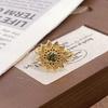 Medieval Personalized Retro Enamel Dripping Oil Inlaid Zir*****Pening Ring Niche Light Luxury High-End Ring Woman