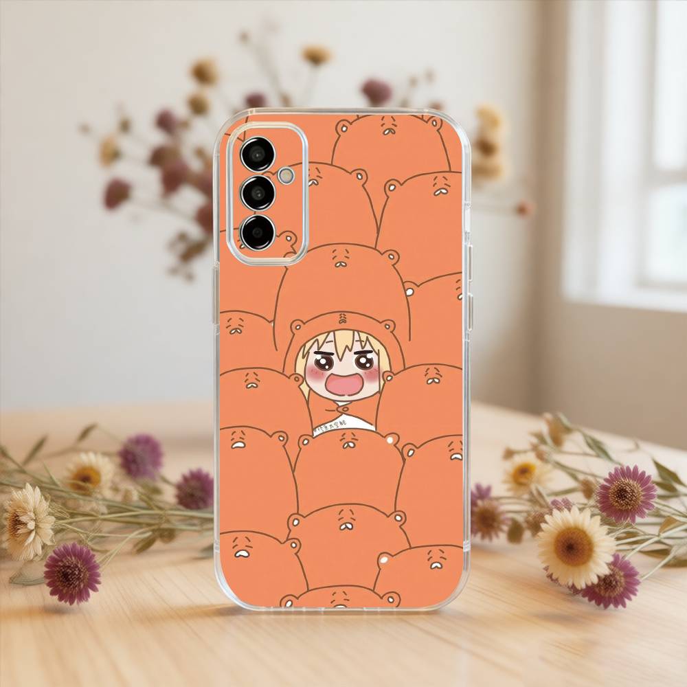 Himouto_ Umaru-chan Phone Case Transparent Silicone Soft For SamsungA10,12,20,21S,30,31,40,50,51,52,70,71