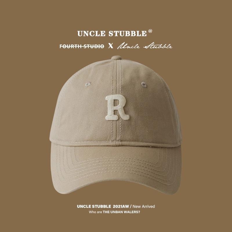 Fashion Hat R standard brown baseball cap female thin face small versatile sports hat male Korean version cap