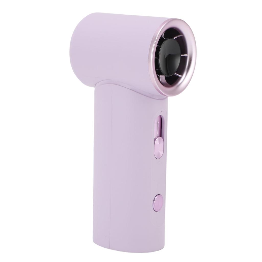 Portable Handheld Fan 100 Speeds Stepless Adjustable Quiet Rechargeable Digital Display Mini High