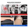 OCDK9 Car Seat Leg Foot Cushion Elbow Knee Pad Thigh Support Protect For Citroen Grand Berlingo Jumper Celysee Xsara Picasso Aircross