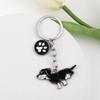 1 Pcs Women Bag Jewelry Pet Dog Golden Retriever Animal Dog Keychain Dog Pendant Pet Keyring Pet Keychain
