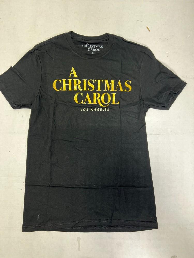 A CHRISTMAS CAROL on BROADWAY Musical unisex BLACK LOGO LOS ANGELES TEE TSHIRT Unisex T-Shirt S