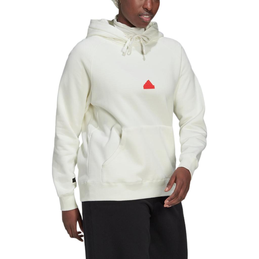 Adidas Sweatshirts Women's White Hooded Moderate Regular HM2852