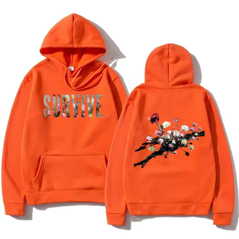 

Lewis Capaldi Survive Flowers Dateback Hoodie Men s Clothing Unisex Comfort Women Hoody Long Sleeve Harajuku Aesthetic Pullovers XXXL помаранчевий
